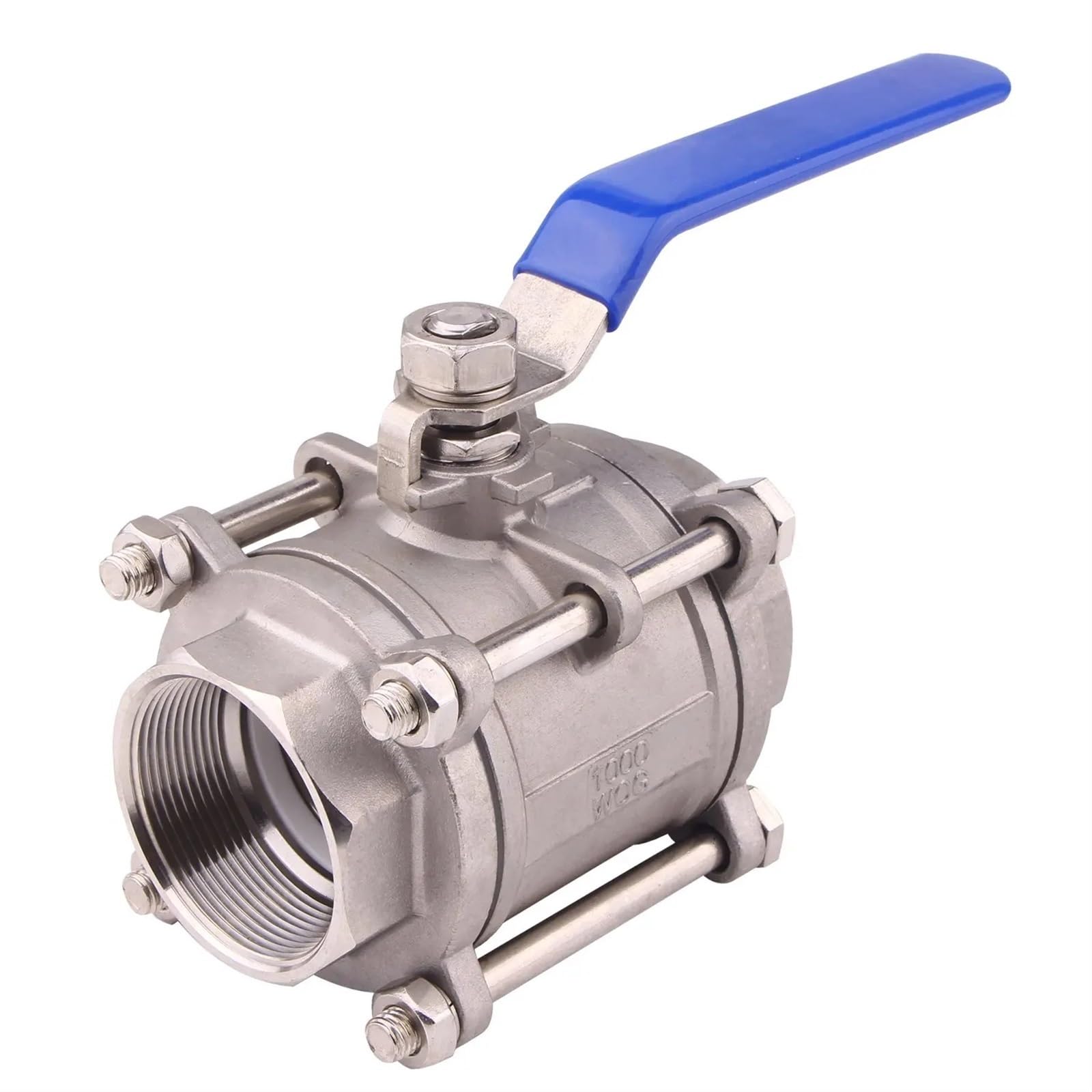 Robinet à boisseau sphérique 3 pièces DN65 2,5 pouces en acier inoxydable SS316