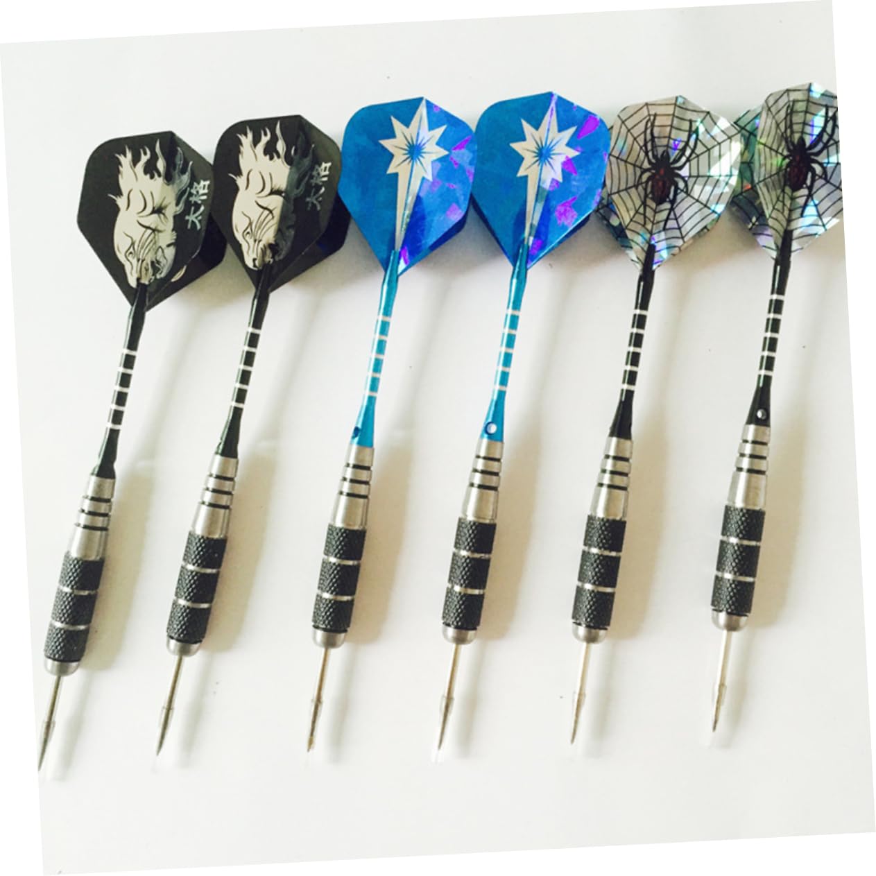 GOOHOCHY 22g Aluminum Rod Needle Flights Pin Type Needle Tipped Supplies for Indoor/Outdoor Activities