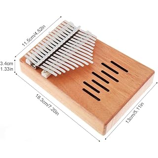Générique Mini Finger Kalimba Thumb Piano 17 Touches Kalimba monocarte Acajou Cascade Trou de Son Mini Clavier… - Les Beatles, Paul McCartney, John Lennon, RIngo Starr, George Harrison Générique Mini Finger Kalimba Thumb Piano 17 Touches Kalimba monocarte Acajou Cascade Trou de Son Mini Clavier… – Image 2