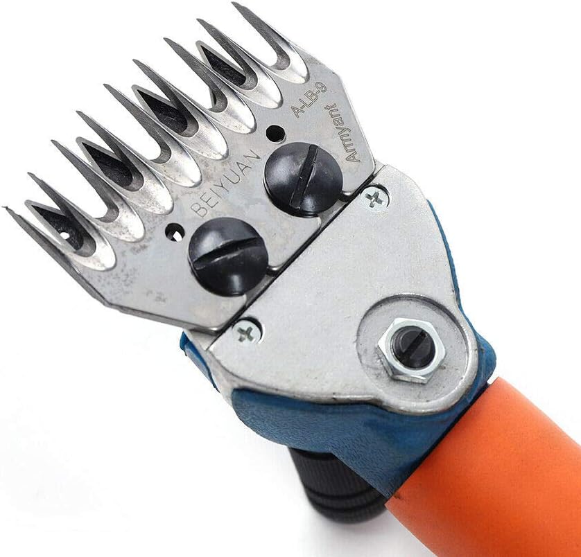 2-in-1 Electric Shearing Machine Clipper, 110V 550W Wool Shears Clipper Cutter, 360° Rotate Cattle Sheep Goats Clipper Shears, Ideal for Sheep, Goats, Llamas, Alpacas