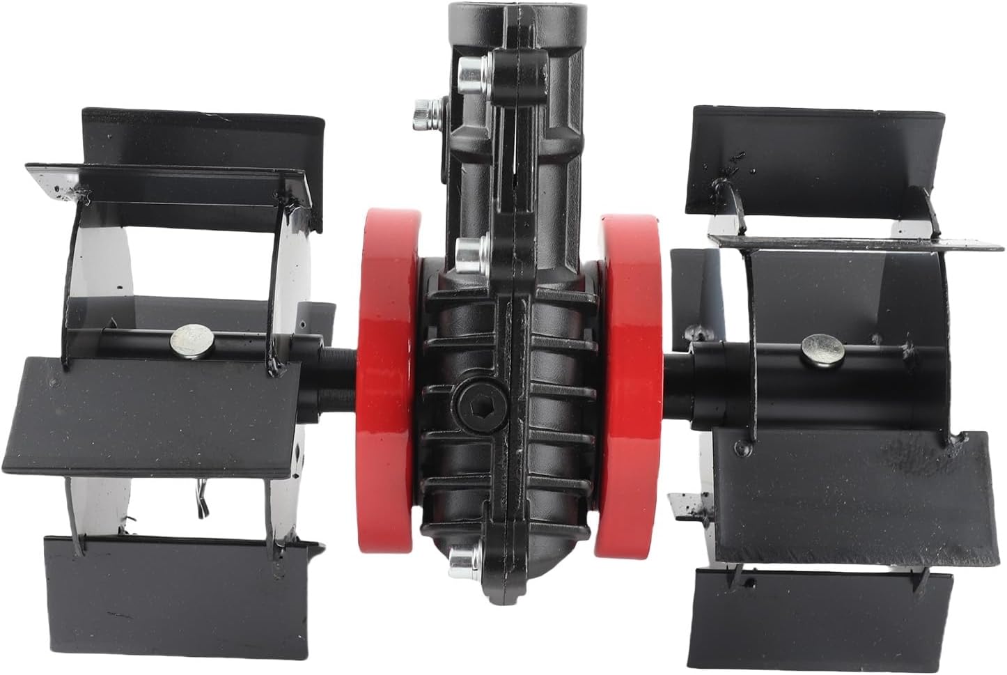 Pyhodi 9 Tooth Electric Grass Trimmer Wacker Head, Lawn Edger Trimmer Deep Plowing Wheel, Universal Garden Tiller Loose Soil Accessory, Lawnmower Brush Cutter for Yard Lawn Garden (28mm)