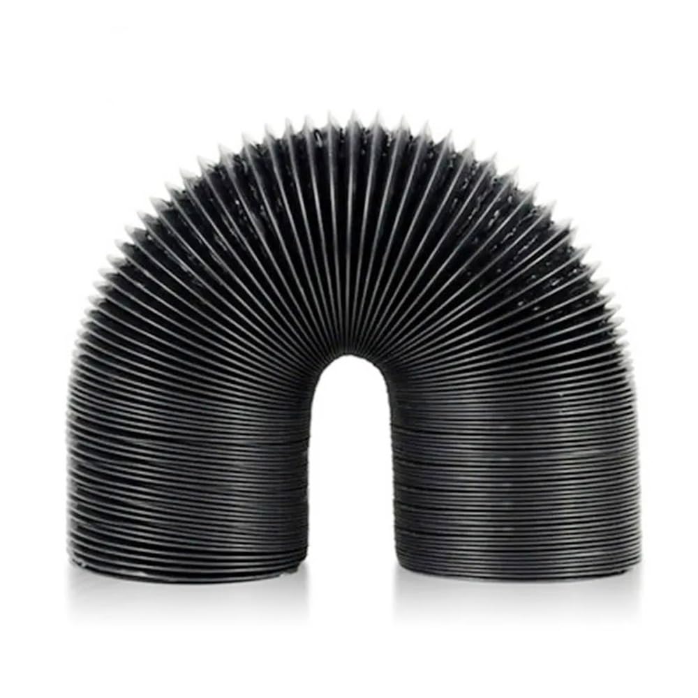 Abluftschlauch, Schwarz, Verdicktes Flexibles Abluftrohr, Durchmesser 15 cm, PVC-Aluminium, Belüftungssystem, Ventilatorschlauch, Küchen- Und Badezimmerzubehör, 1 Stück(Dia.150mm x 3m)
