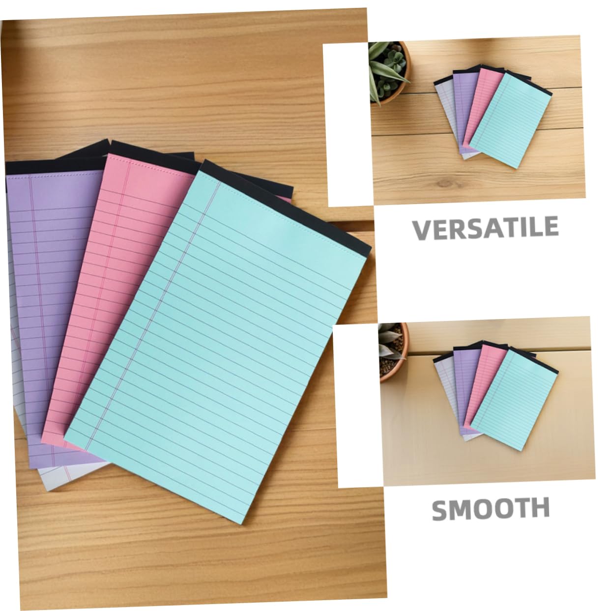 Angoily Linierter Papierblock 12 Stück-Pack im Legal Format für Schule | Schulmaterialien für Hausaufgaben und Notizen, Kleine Notizblöcke mit Angenehmem Schreibkomfort, Einschulung Feier