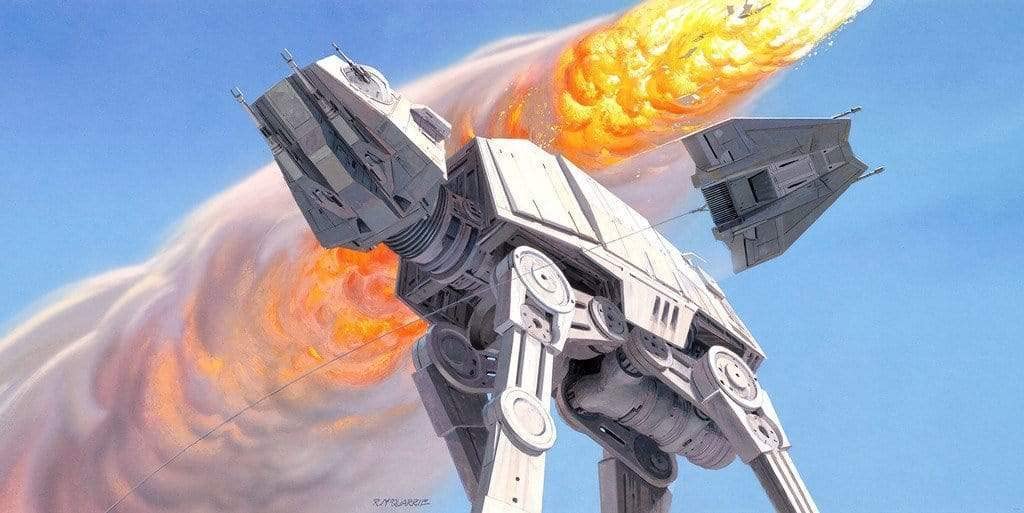 Komar WTD DX10-053 Star Wars Classic RMQ Hoth Battle AT fototapeta z włókniny wielokolorowa 500 x 250 cm Szerokość taśmy 50 cm