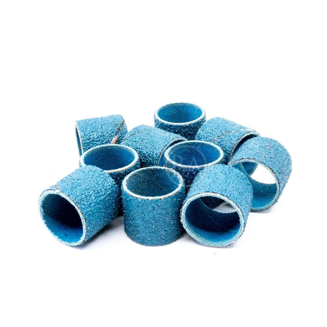 Benchmark Abrasives 3/4" x 3/4” Zirconia Sanding Bands, Spiral Bands Rotary Sander Attachment for Drill & Die Grinder, Metal Polishing Sanders for