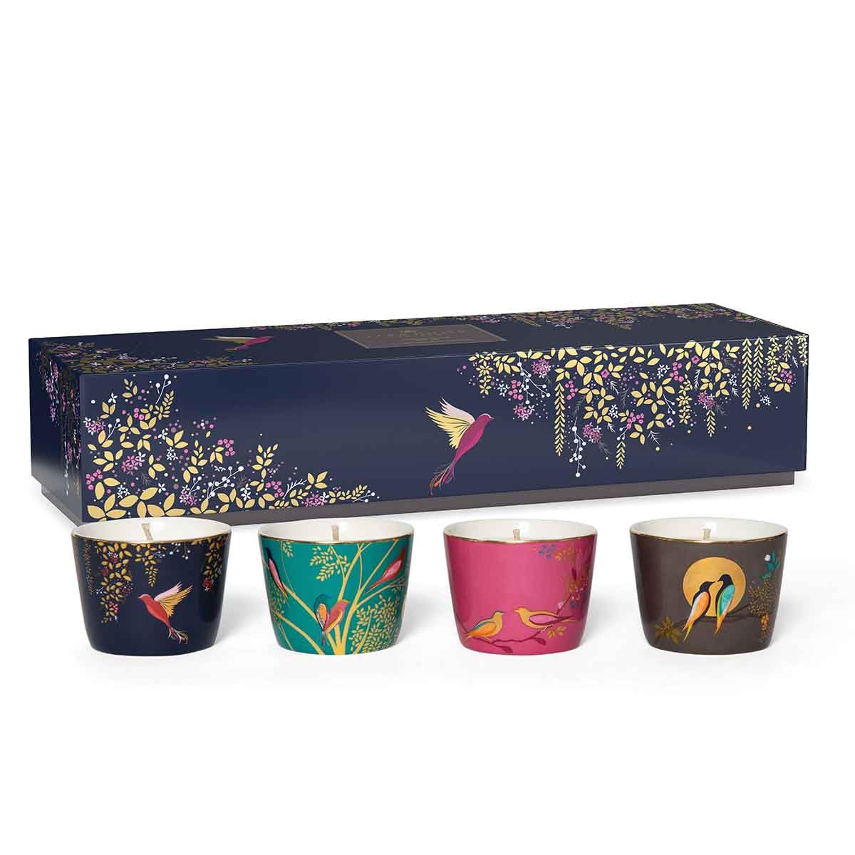 Sara Miller Chelsea Collection - Votive Wax Candle Gift Set, Multi, Height 5.5cm x Width 7cm - Image 2