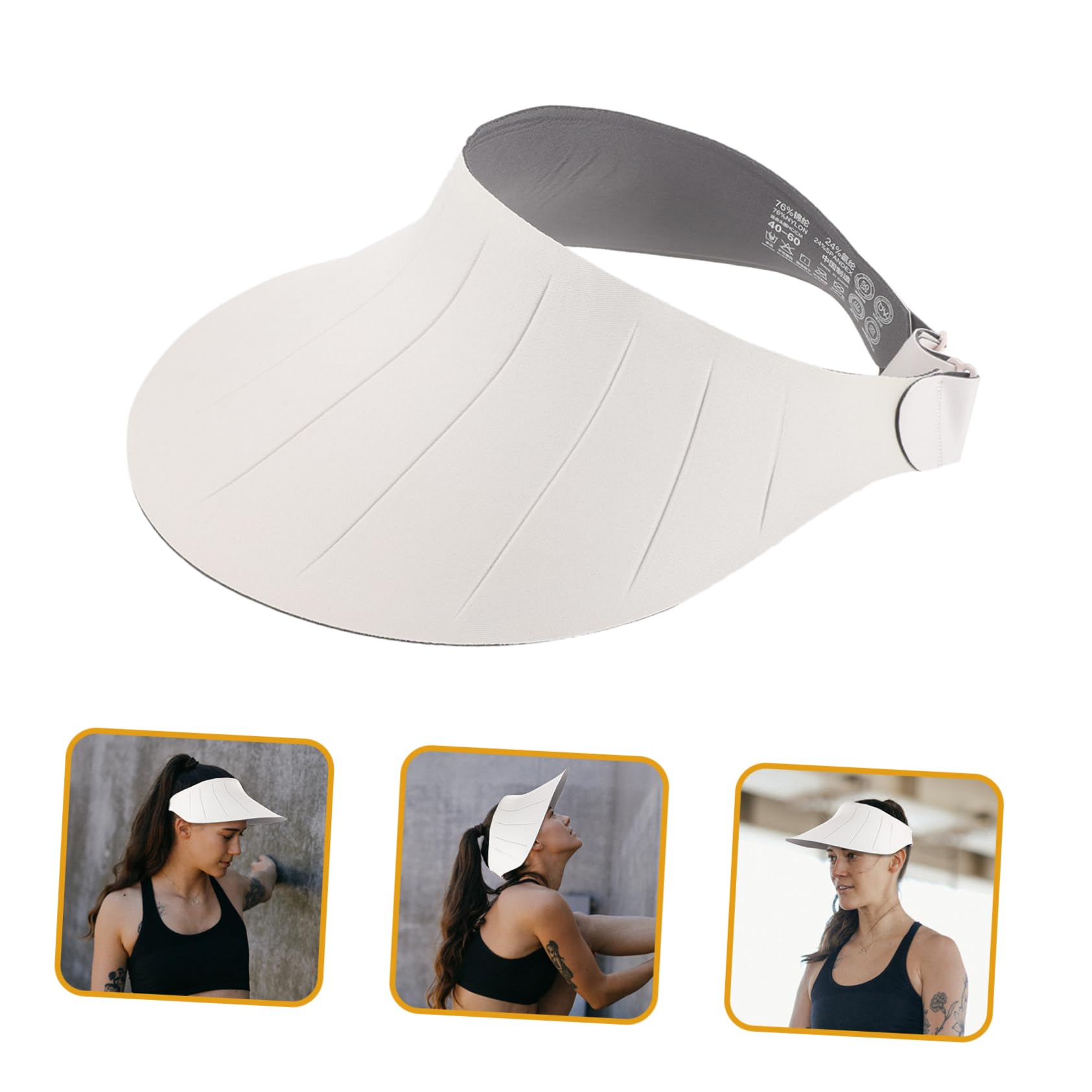 BESTonZON Sombrero de Playa para Mujer con ala Ancha y Protección Solar Gorra Transpirable y Plegable para Actividades Senderismo Piscina y Vacaciones de Verano
