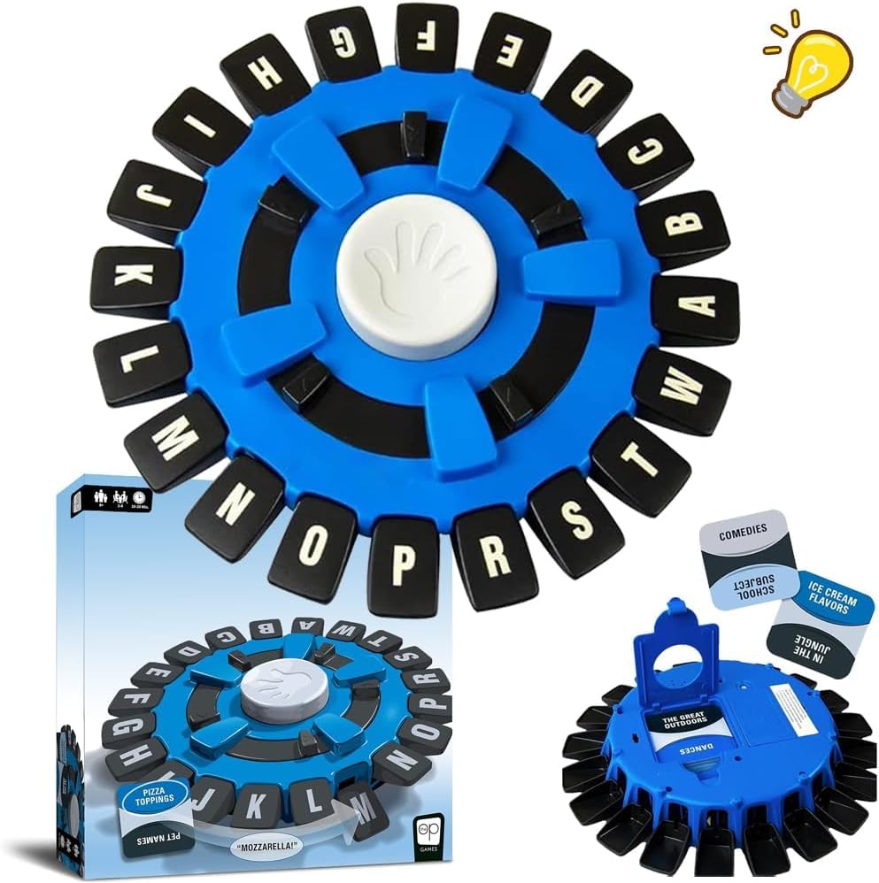 Scratch Art Board Game-Thinking Words | Letter pressing Word game! | Family Games | For 2-8 Players | UK Fast-Paced Family Board Game Fun Word Puzzle Game Learning Games | Ages 8+ | Thinking Game UK