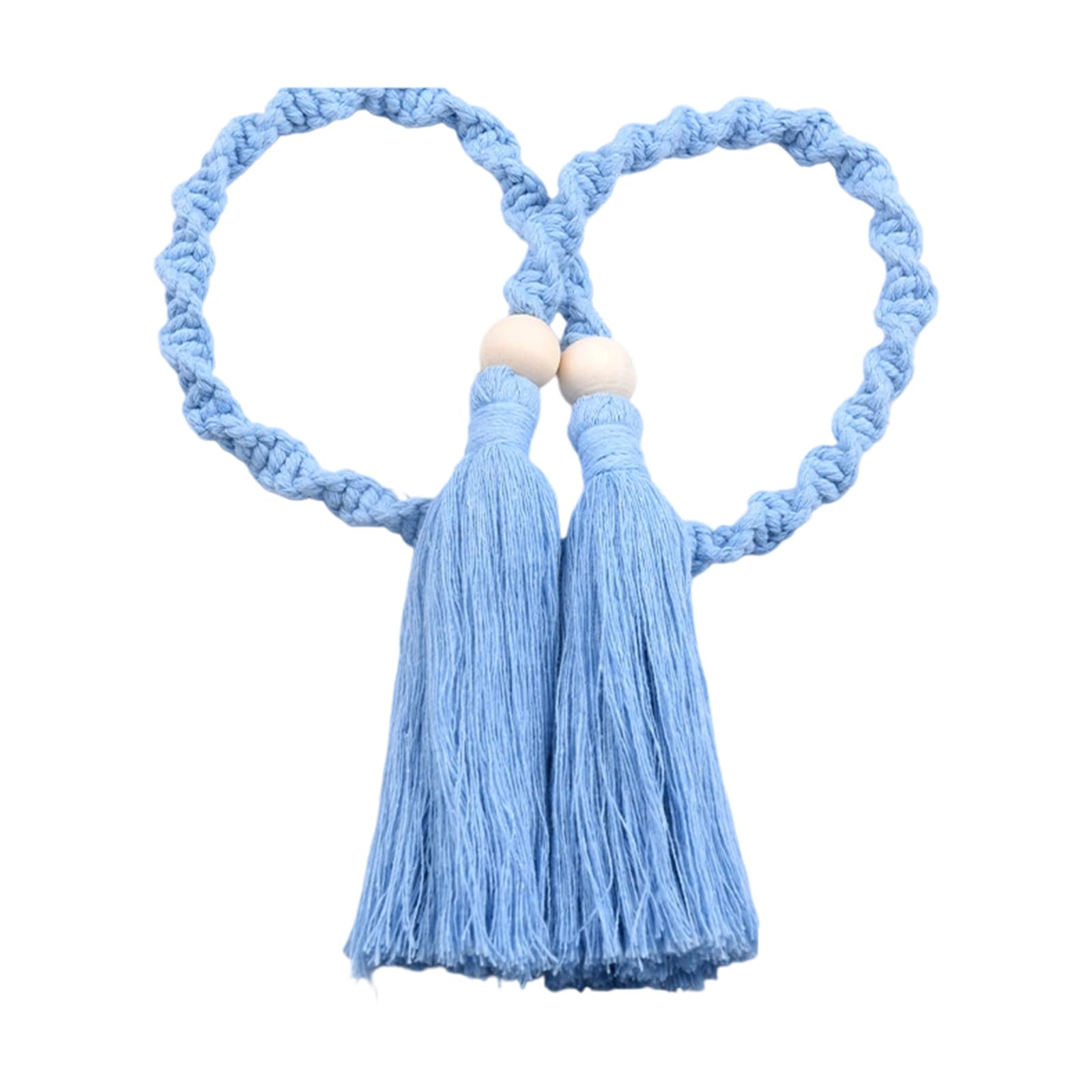 Decorative Curtain Holdbacks Rope, Farmhouse Tie Backs for Drapes Patio Bedroom Drapery Curtain Decorative Holdbacks