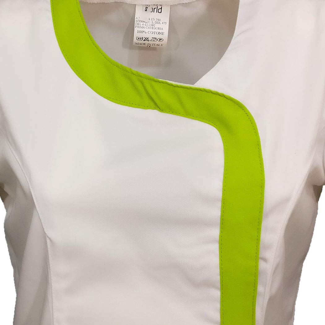 Fratelli ditalia - Blouse de Travail pour Femme, esthéticienne, Massage, Salon de Coiffure, école Maternelle