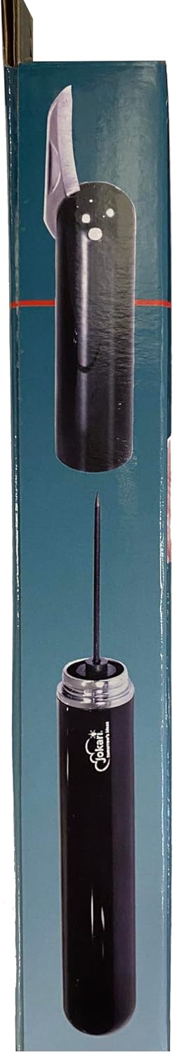 Jokari Compact Travel Wine Opener with Pump Action Cork Removal and Built-In Foil Cutter. Effortless Wine Accessory for On-the-Go Enthusiasts (1)