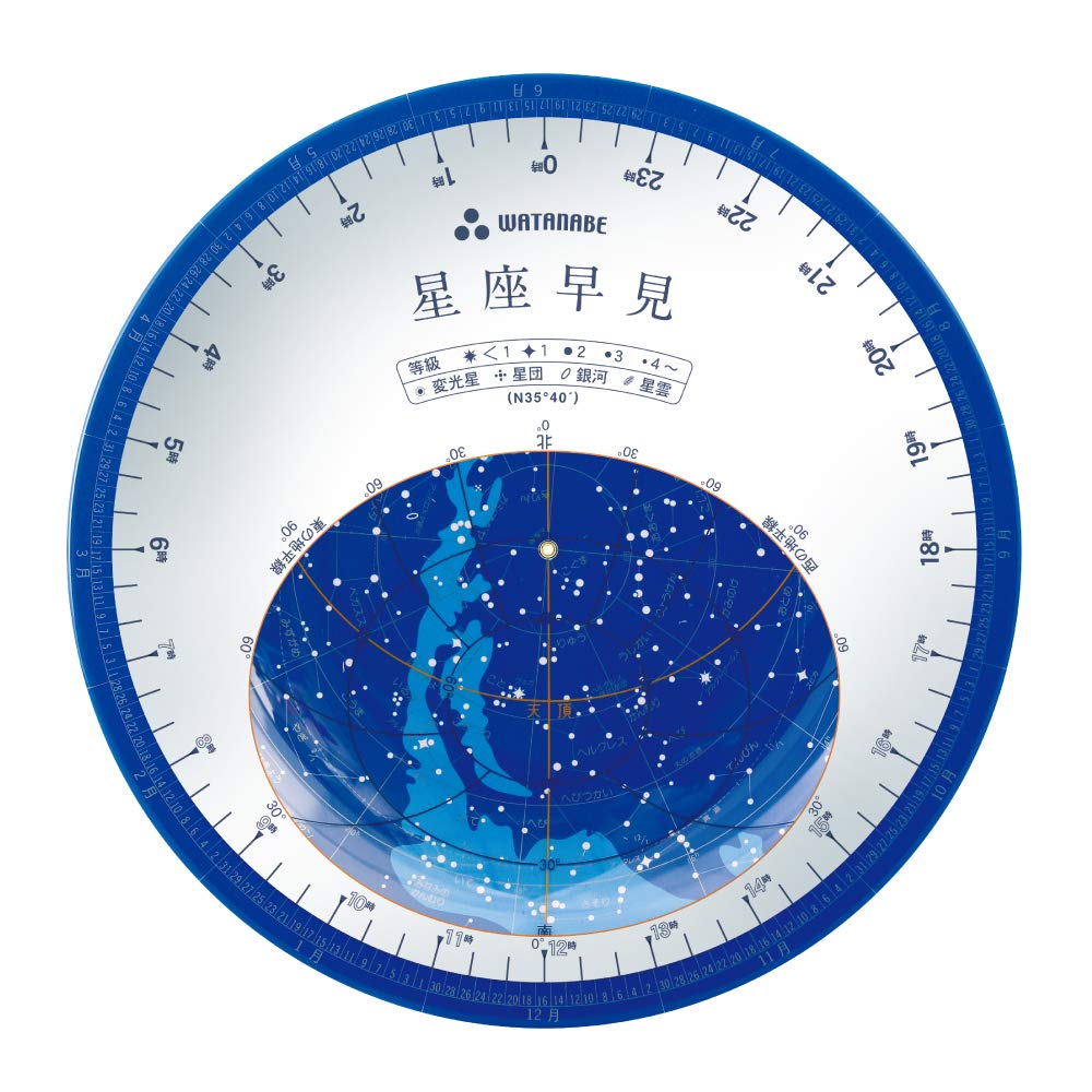 Amazon.co.jp: 渡辺教具製作所 星座早見盤 星座早見 和文 1101 : おもちゃ