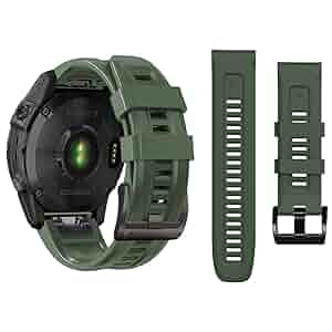 GARMIN FENIX 6 + クイックフィットバンド (青) Amazon.com: 22mm Quickfit Watch Bands for Garmin Fenix E/8