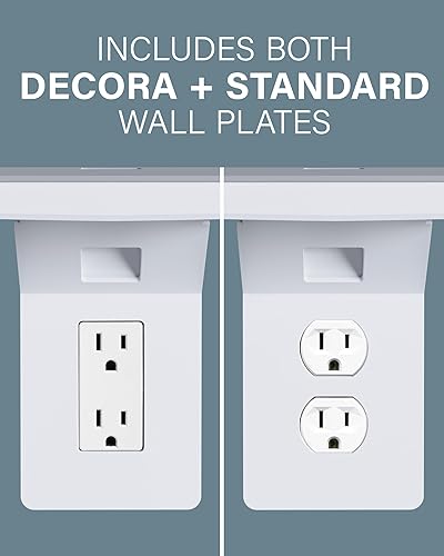 Miniatura 7 de Sanus Estante de salida para dispositivos pequeños hecho para Google en blanco y gris niebla. Capacidad para pequeños dispositivos electrónicos de