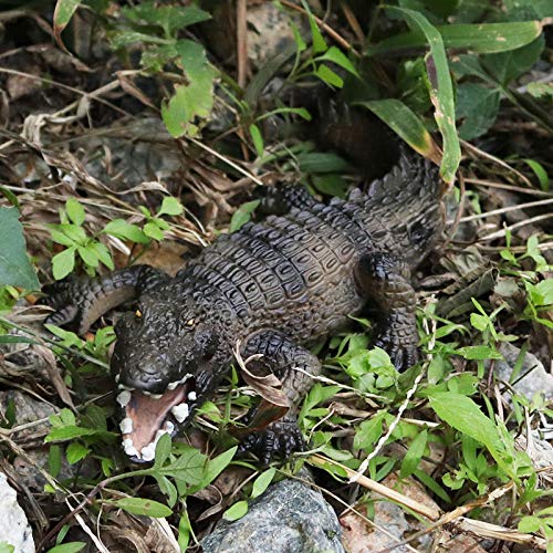 Figurines sculptures ornements statue crocodile modélisme statique - 2