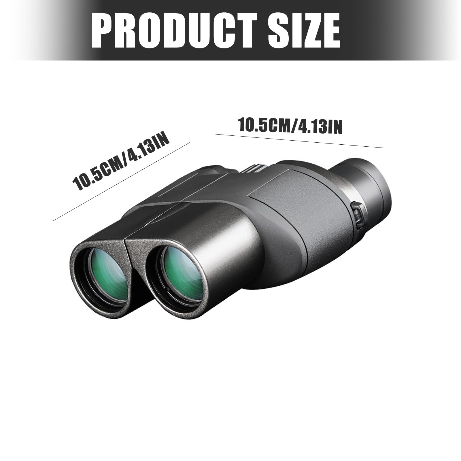 Telescopio binoculare Pieghevole a Doppio Fuoco 10X25 Perfetto per l ' osservazione della Fauna Selvatica e l ' Uso educativo Telescopio binoculare Tascabile