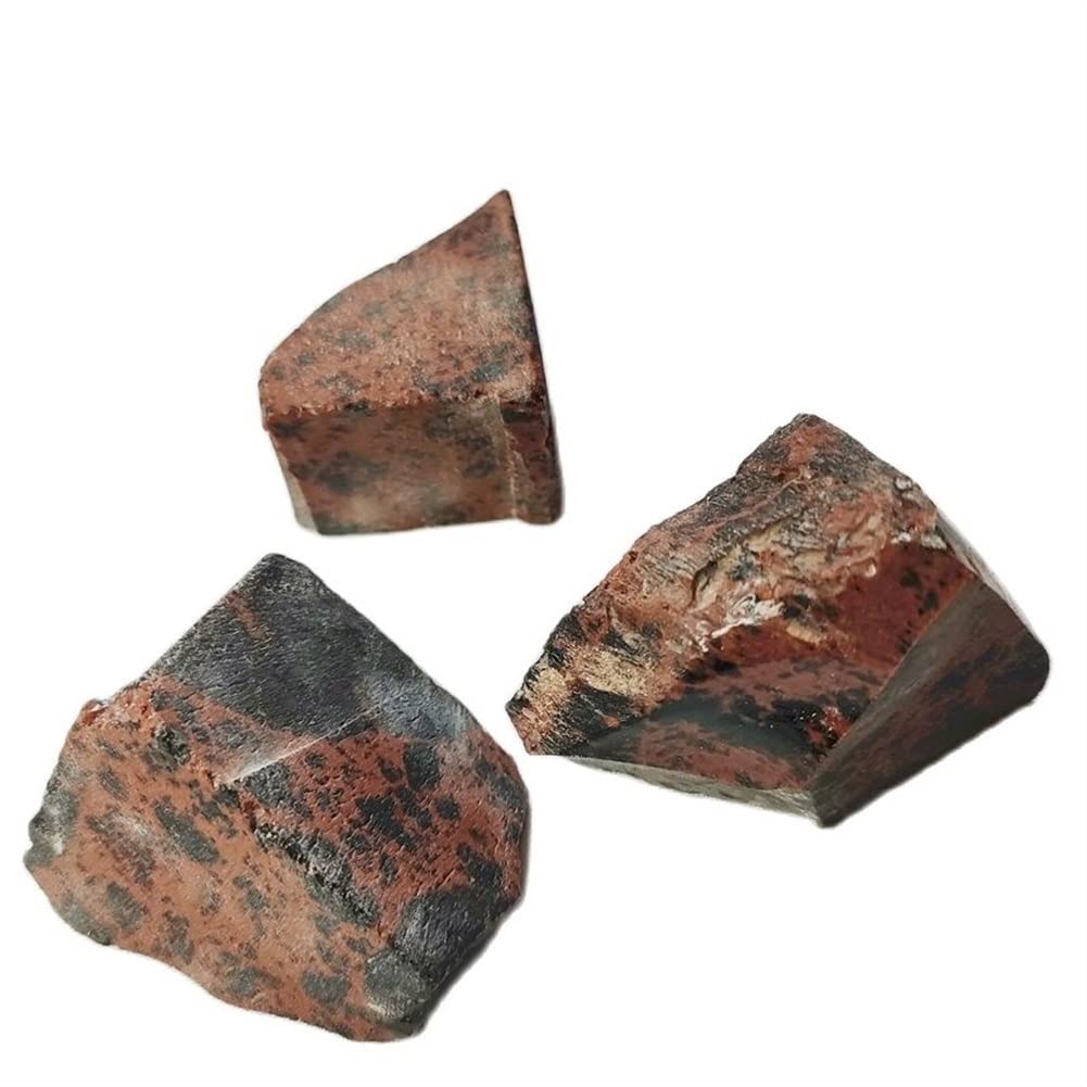 COKYIS Cristal Natural en Bruto Cristales y Piedras Naturales, 1 Uds., 3-4cm, especímenes Naturales, obsidiana roja, obsidiana cruda en Bruto, Piedra cruda Natural en Bruto for decoración