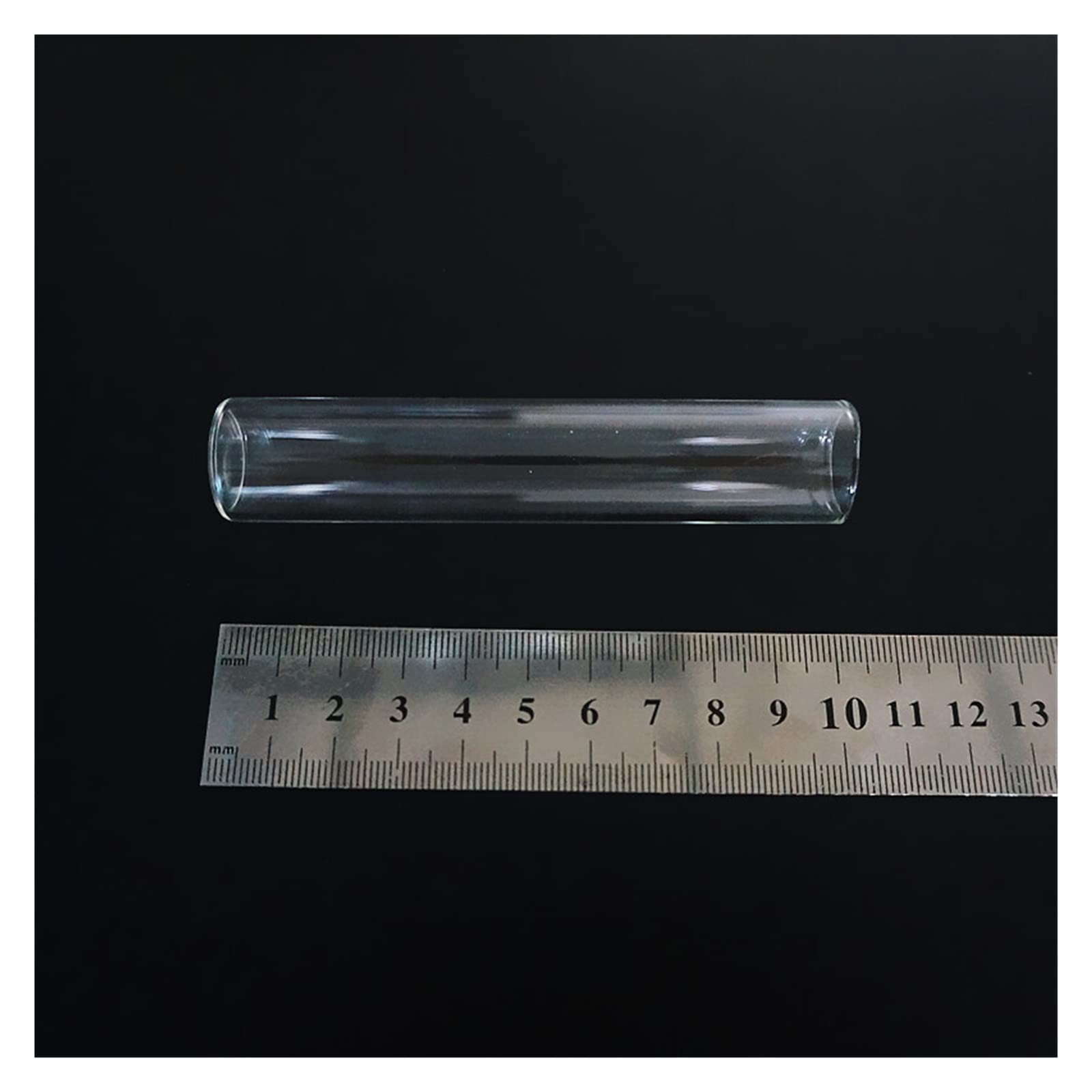 YYJzsw 24 Sztuk/partia 20x100mm Szklana Probówka Laboratoryjna Z Korkami Płaska Dolna Rurka Pojemnik Materiały Laboratoryjne