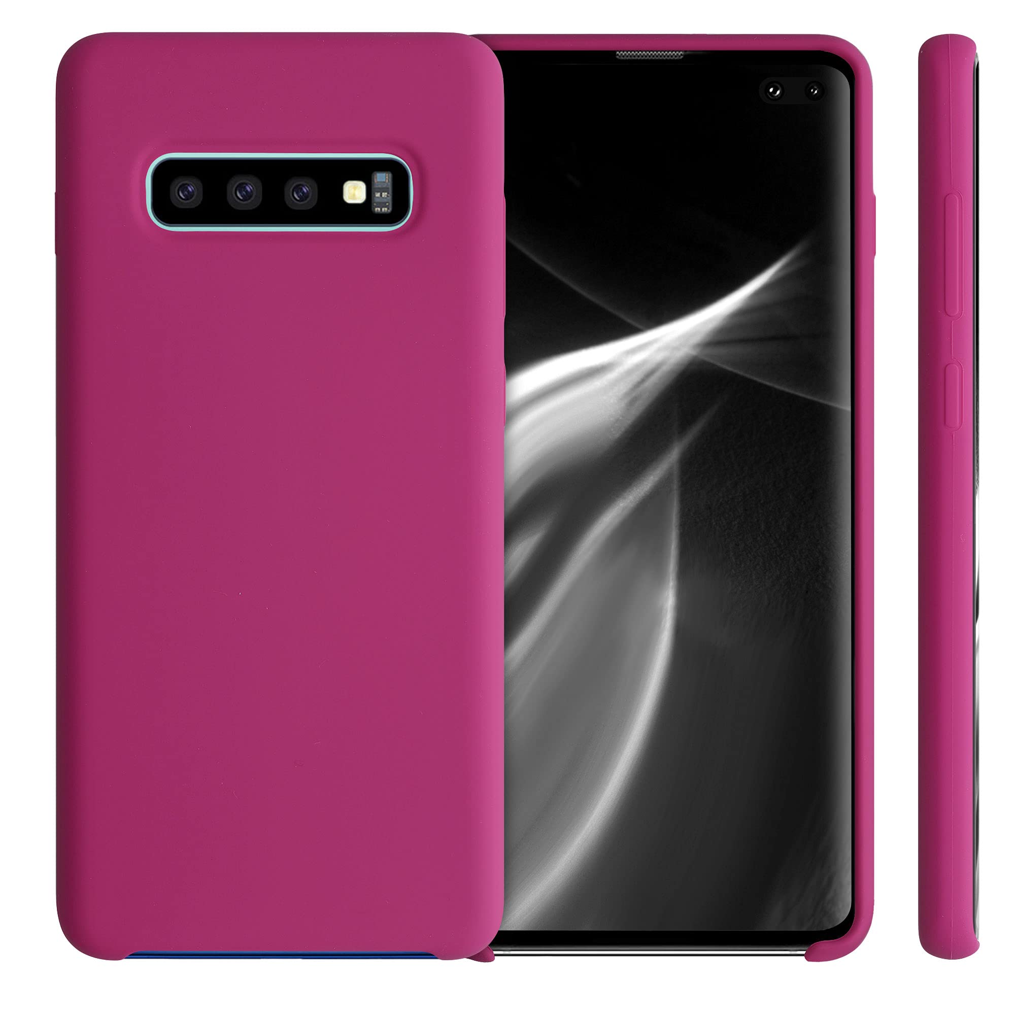 kwmobile Housse Compatible avec Samsung Galaxy S21 Coque - Housse de téléphone Protection Souple en TPU Silicone - Rose Framboise - 5