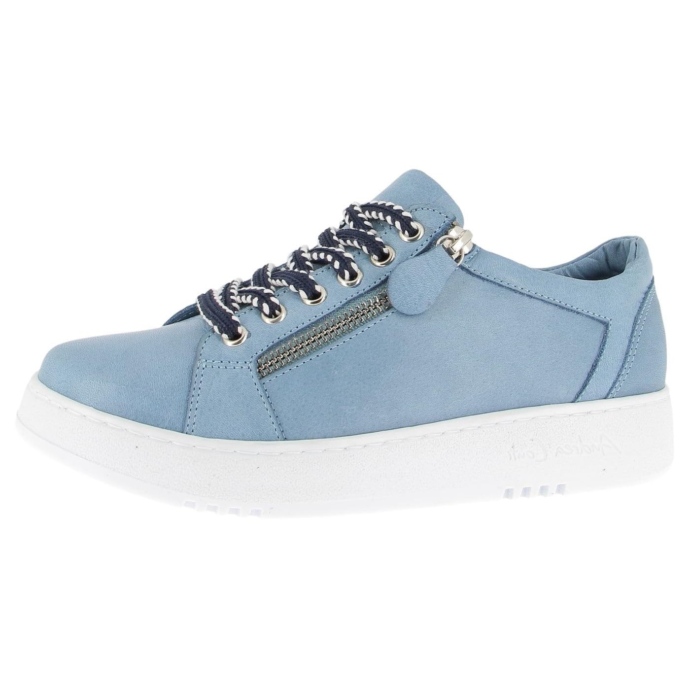 Andrea Conti Women's Damen Low Top Sneaker, Blue, 9 UK