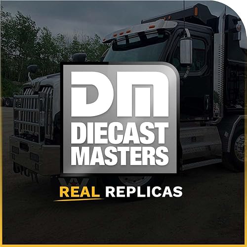 Miniatura 8 de Diecast Masters 1:50 Western Star Tándem con eje empujador y carrocerías buey vertedero de estampida – Campana de apertura, motor diesel Detroit,