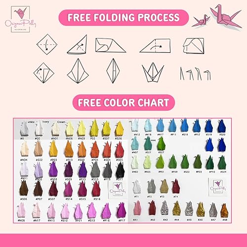 Miniatura 5 de 100 papeles de origami de doble cara, papel de color de 3 x 3 pulgadas, papel suave, cuadrado, fácil de plegar, para papel plegable, grúas de