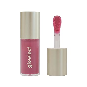 glowiest Dream Glow Tinted Lip Oil ; 3-in-1 Formula Lip Gloss with a high shine finish, Non-sticky Long Lasting | Korean Plumped Tinted Lip Oil - 0.19 fl. oz. 5.7 ml 001 MUTED BERRY, Original