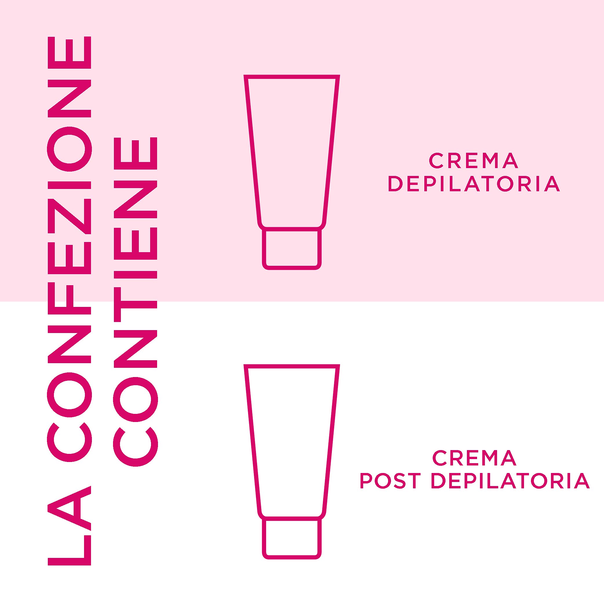 Veet kompletny zestaw do depilacji Viso, krem do depilacji i krem po depilację, 2 x 50 ml