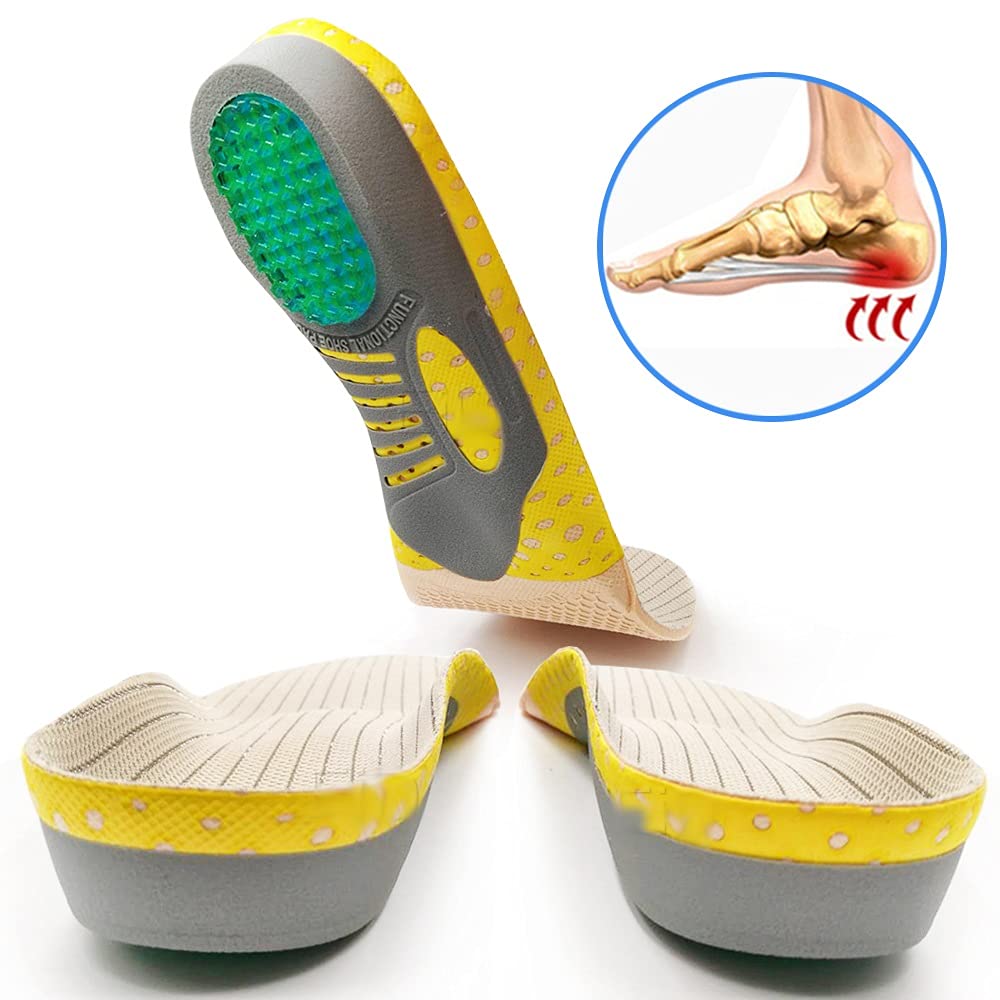 Unisex Sport Insoles for Shoes Sole Deodorant Shock Absorption Soft Insole Running Mesh Basketball Foot Pads Insert (Size : L EU 41-45)