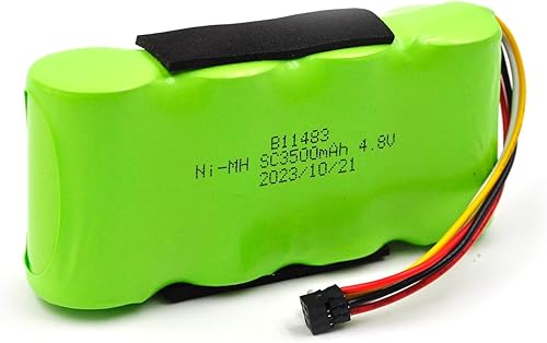 Miniatura 3 de elxjar Paquete de 2 baterías Ni-MH de 4.8 V 3600 mAh de repuesto para scopemeter Fluke Serie 120, 123, 123S, BP120