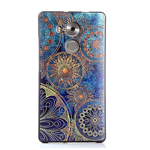 MYLB Une gamme complète Protection etui Housse coque case cover TPU Soft 3D pour Huawei Mate 8 smartphone (pour Huawei Mate 8, 5) Cover