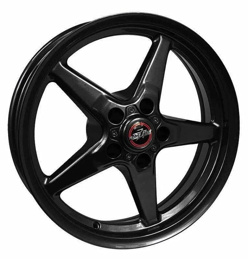 Race Star92 Drag Star Bracket Racer 18x5 5x4.50BC 2.00BS Gloss Black Wheel (92-850145B)