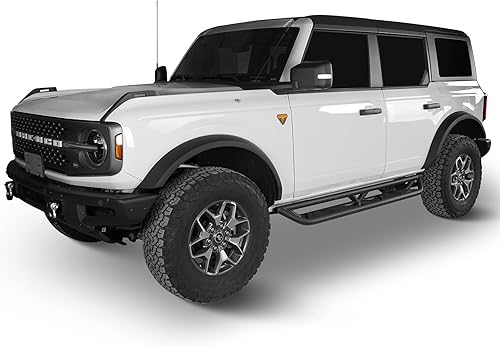 Miniatura 4 de u-Box Bronco - Barra de estribo lateral para estribo, rieles deslizantes compatibles con Ford Bronco 2021 2022 2023 2024 4 puertas de acero