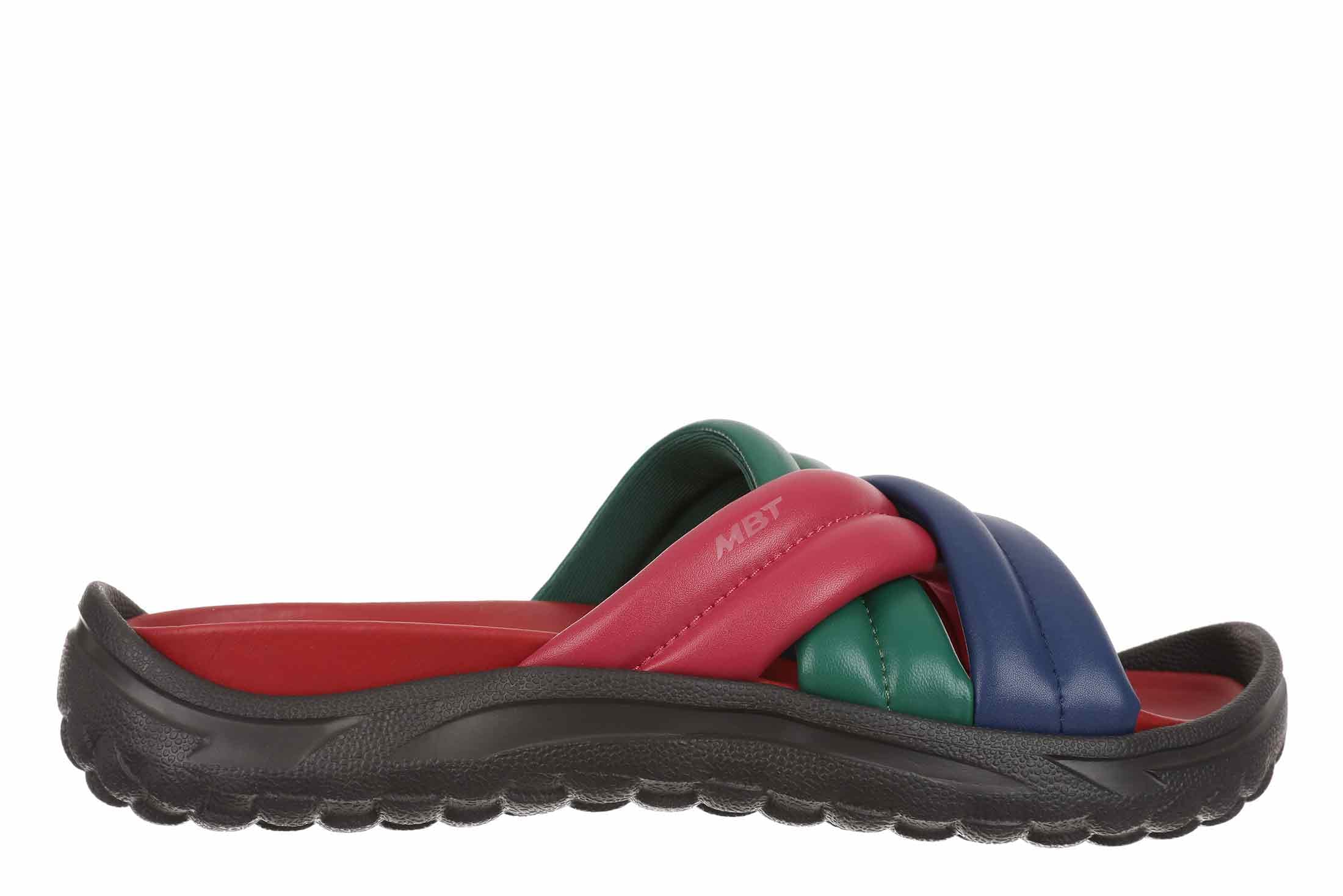 MBT MIO Sandales pour Femme en Cuir. Chaussures Légères et Confortables pour Printemps Été. Chaussures Physiologiques Confort et Stabilité. Sandales de Récupération pour S'habiller Moderne