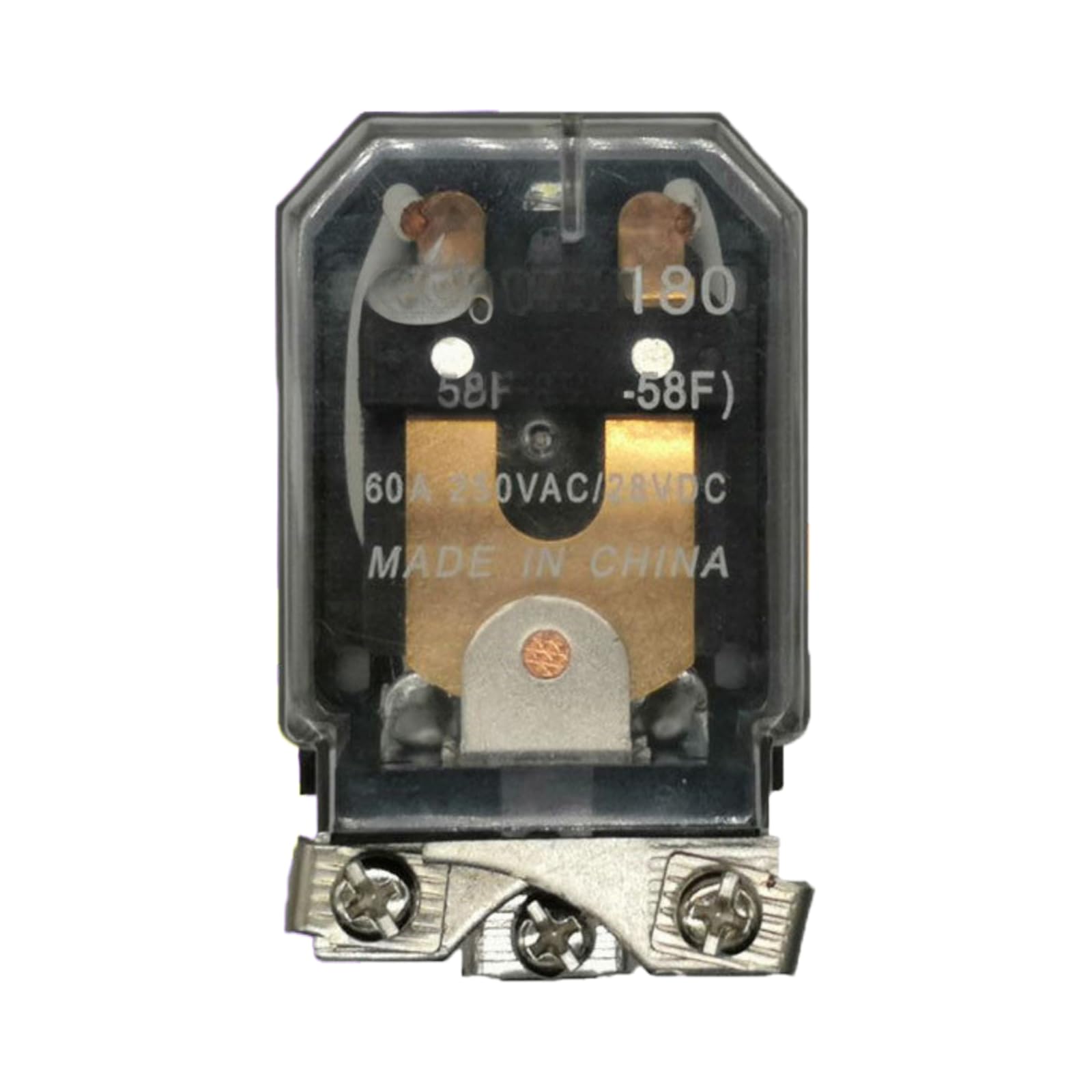 Relais DC24V 58F 60A haute capacité pour commutation électrique - 2