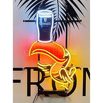 Prouten 20inx16in Guinness's Beer Toucan Neon Sign Light