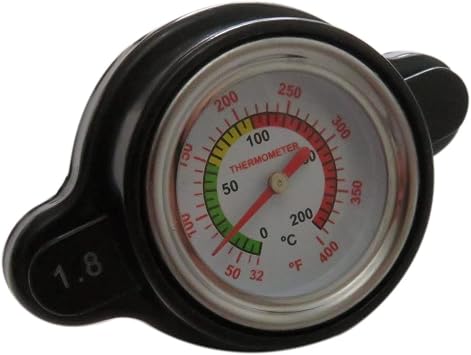 High Pressure Radiator Cap with Temperature Gauge 1.8 Bar For Kawasaki KFX 450R 2008-2014