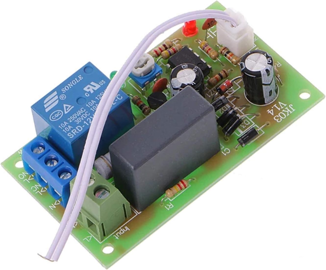 Relay Module Board, AC 220V Trigger Delay Switch Turn On Off Board Timer Relay Module Timer Delay Switch Module