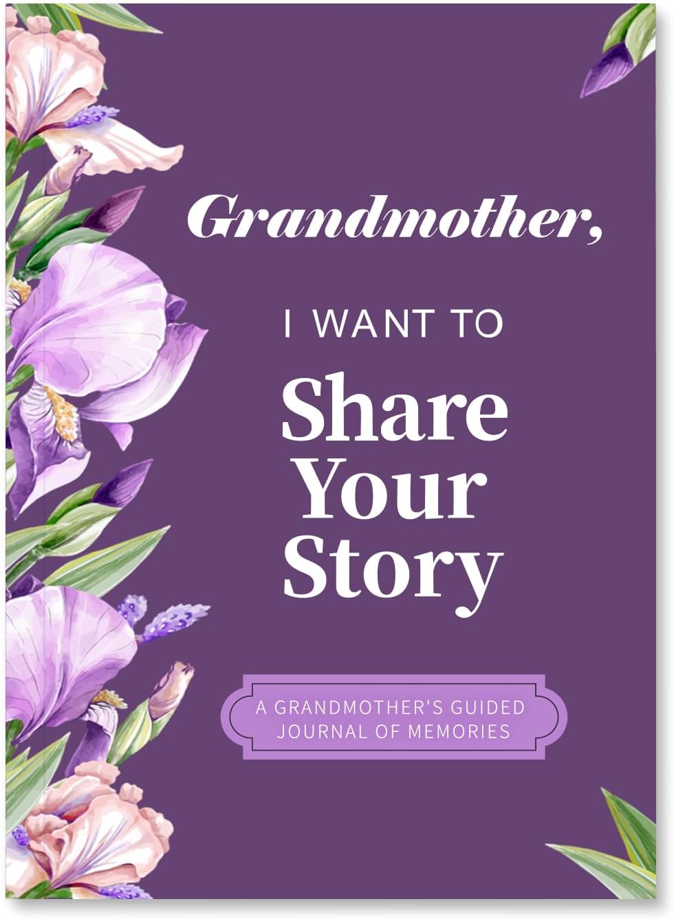 A Grandma’s Guided Journal to Share Her Life Story – Grandma’s Legacy Journal with Prompts, Sentimental Gift for Grandma from Son, Daughter, or Grandchildren on Birthday, Mother’s Day, or Christmas