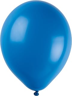 Unique 14726 - Globos de látex - 30 cm - Color azul real - 50 unidades (paquete de 1)
