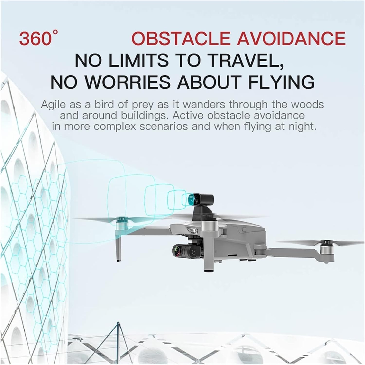 Unmanned Aerial Drone 4K Profesional GPS HD Camera With 2-Axis Anti-Shake Gimbal Brushless Motor RC Quadcopter VS SG907 MAX Aerial Drones (Color : KF102 MAX 2B Bag)