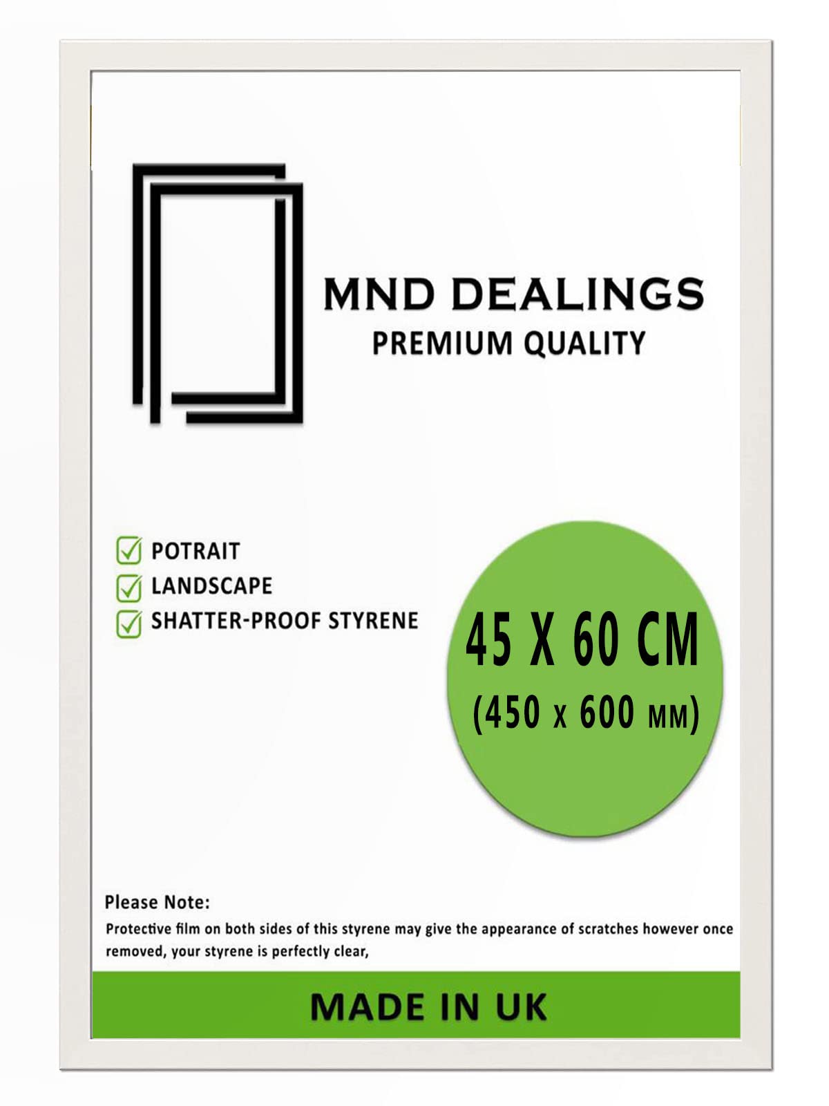 Buy MND Dealings® Large 45x 60 cm Poster Picture Frames Horizontally