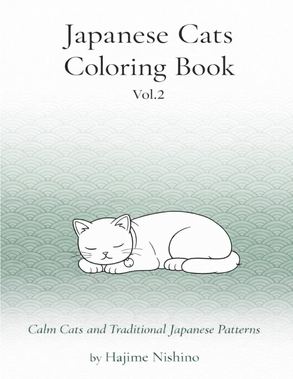Cats and Japanese Patterns Coloring Book Vol.2