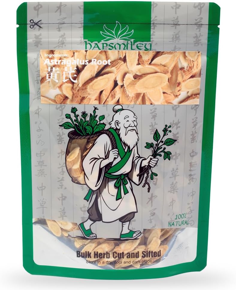 Astragalus Root Sliced Raw (Milkvetch/Huangqi/黄芪/황기) Dried Bulk Herbs 3.5 Oz (100 g)