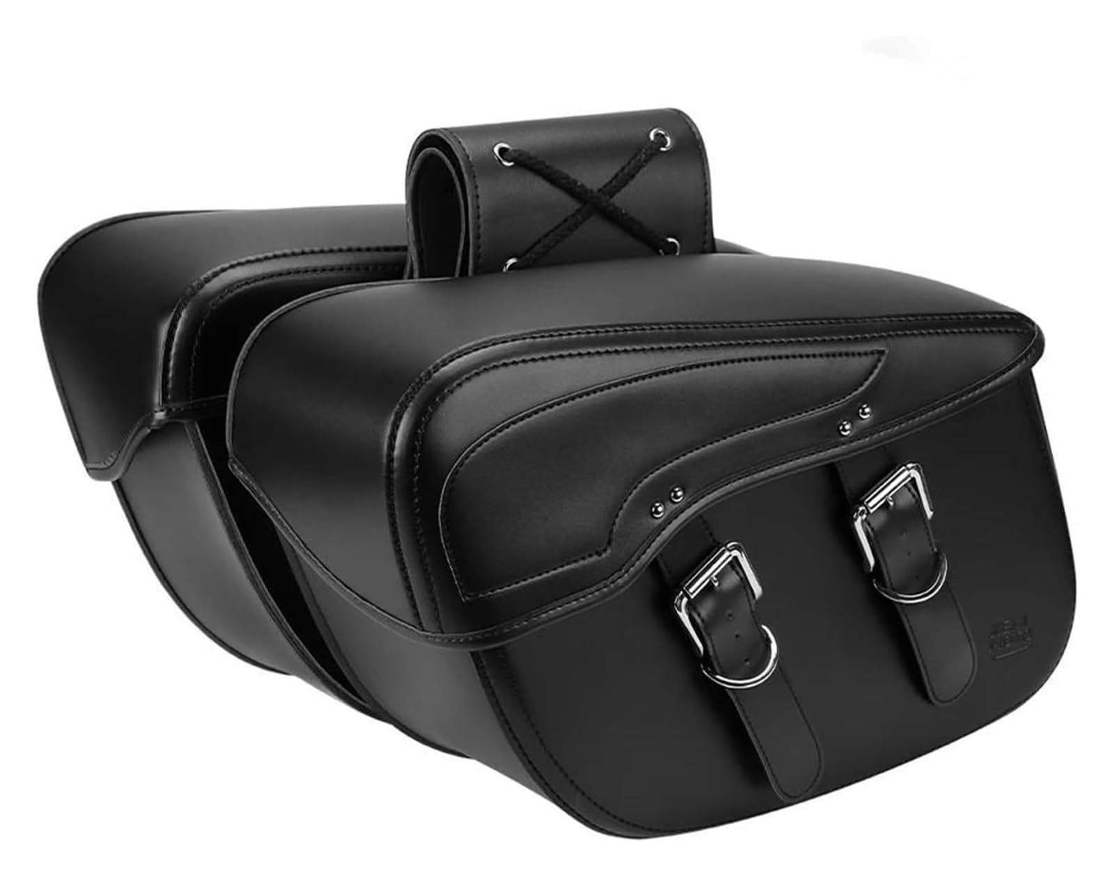 Moto Borsa Laterale Per Vulcan 900 2000 2006 Per Moto Custom Bisaccia Impermeabile Per Cruiser Borsa Laterale In Pelle Bagagli Universale(450mm)