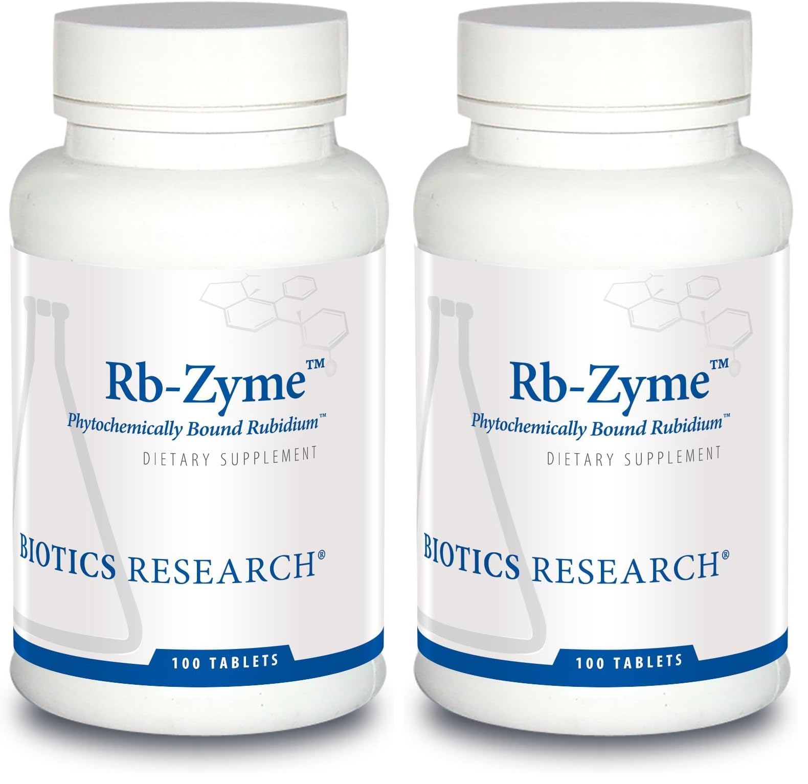 Biotics Research Rb Zyme Whole Food Rubidium Source, Ultra Trace Mineral, Glandular Health. 100 Tablets (Pack of 2) 100 Count (Pack of 2)
