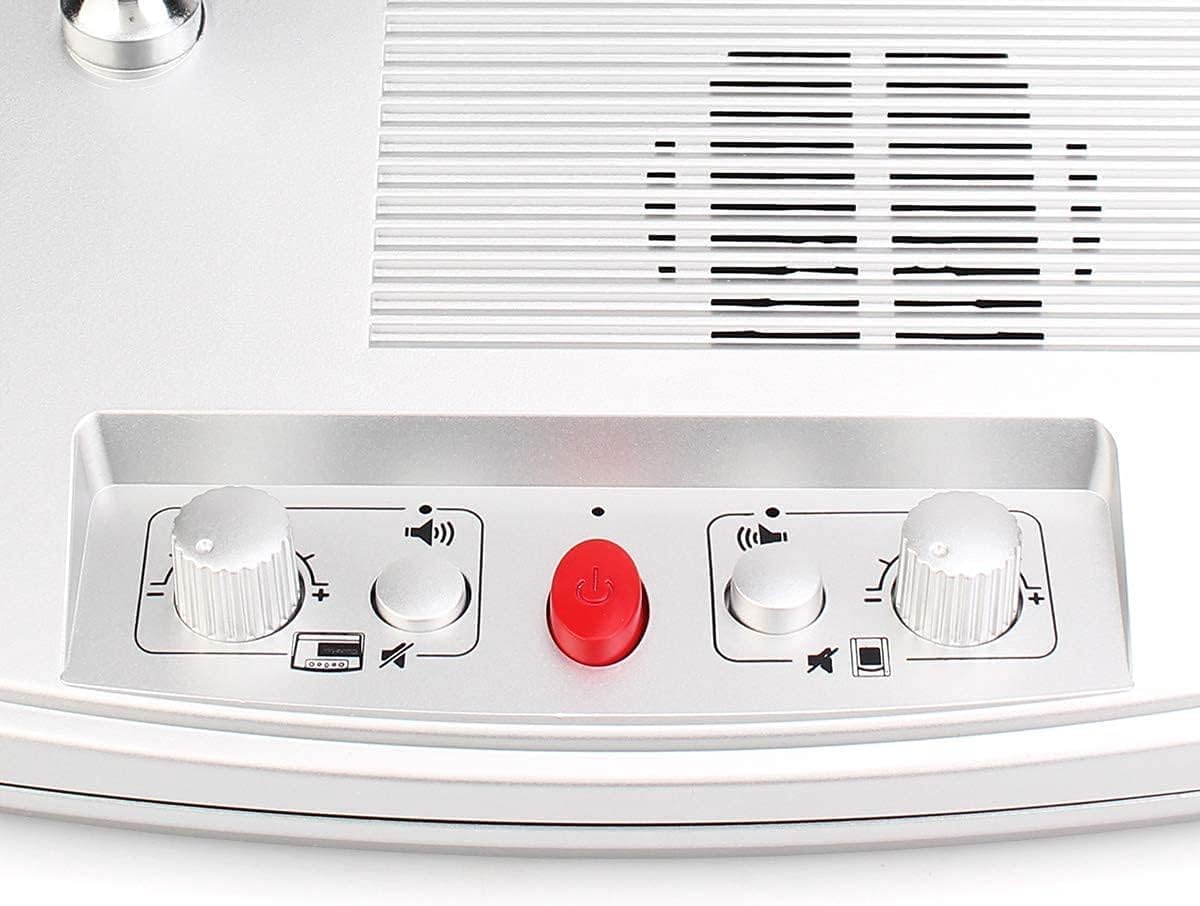 CHROX Compteur Bidirectionnel Interphone Enregistrement Audio Système D'interphone De Fenêtre Anti-Interférence Haut-Parleur D'interphone pour Compteur De Station D'hôpital De Banque