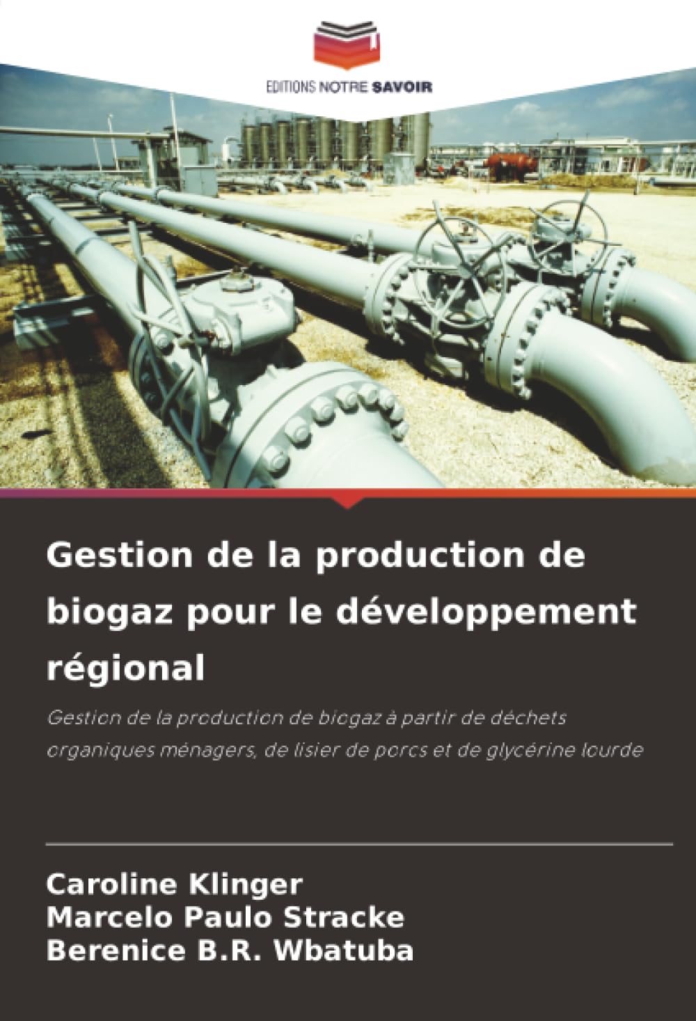 Gestion de la production de biogaz pour le développement régional: Gestion de la production de biogaz à partir de déchets organiques ménagers, de lisier de porcs et de glycérine lourde