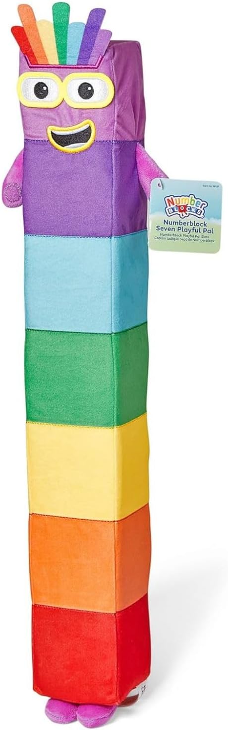 Numberblocks Numberblocks Character Plush Seven 96937 Genuine Product