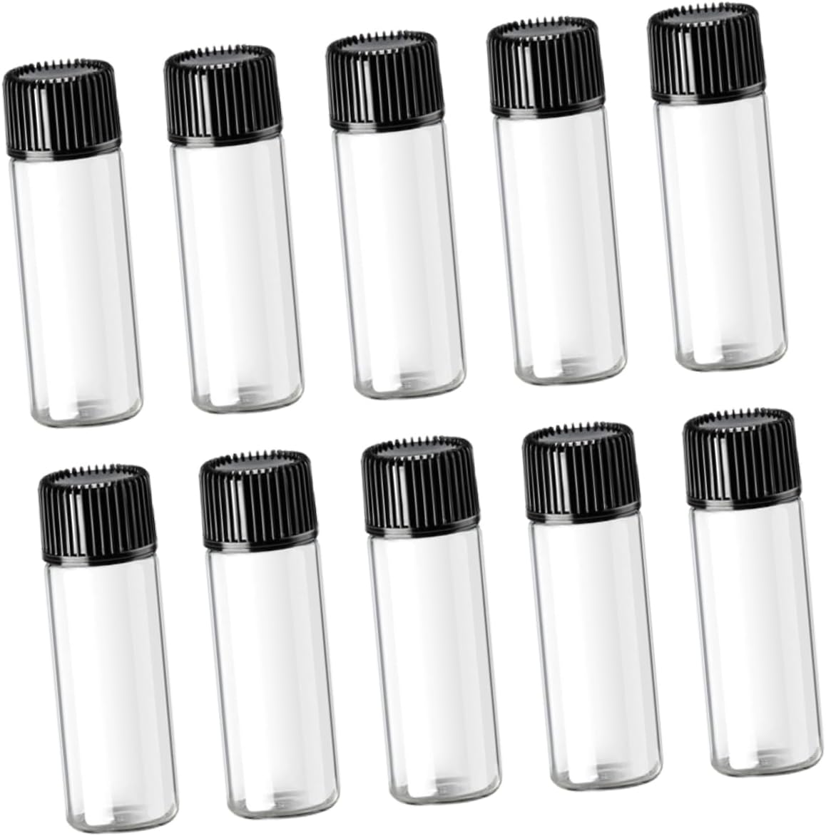 24 個透明エッセンシャル オイル ボトル ミニ エッセンシャル オイル ボトル エッセンシャル オイル チューブ メイクアップ透明